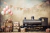 Fundo Fotográfico - Trem Vintage - CT5232