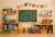 Fundo Fotográfico - Escola - CT7034 - comprar online