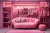 Fundo Fotográfico - Barbie Closet - CT883