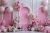 Fundo Fotográfico - arco floral com balões - CT9045