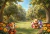 Fundo Fotográfico - Aline Martins - Ursinho Pooh - AM445