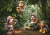 Fundo Fotográfico - Aline Martins - Mickey Safari - AM348