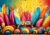 Fundo Fotográfico - Carnaval Plumas - Juliana Cadima JC20577 - comprar online
