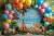 Fundo Fotográfico - Moana/Praia - CT3820