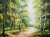 Fundo Fotográfico - Floresta Aquarela