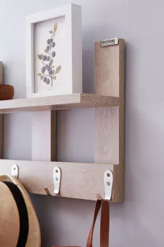 Perchero TOLEDO - Color Roble Escandinavo - Artespacios