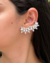 Ear cuff serena em Pedraria Cristal