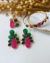 Conjunto Eliana em Pedraria Pink e Verde - comprar online