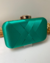 Clutch Verde com dourado - comprar online