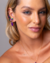 Brinco Stella Ear cuff Verde / Colorido / Roxo / Verde Oliva