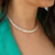 Choker Cristal Banhada a ouro 18k