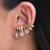 Brinco Earcuff Cravejado em Zircônia - comprar online