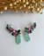 Imagem do Conjunto Stella Ear cuff Verde Oliva / Verde Menta