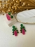 Conjunto Eliana em Pedraria Pink e Verde - tytasemijoias