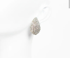 Aros Gota full strass - comprar online