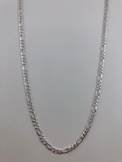 Corrente Masculina Prata Maciça 925 Modelo 3 E 1 - 70cm