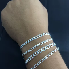 Promoção Pulseira Prata Maciça 925 20cm (valor Unitário )