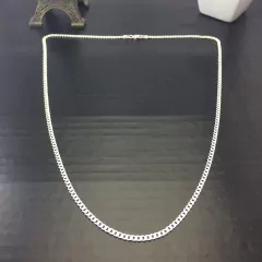 Imagem do Corrente Grumet Masculina Prata Maciça 925 60 Cm 1 Monzi