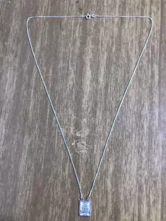 Corrente Veneziana Prata Maciça 925 Placa 80cm na internet