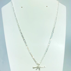 Corrente 60 cm 3 e1 Pingente R15 Prata 925 - comprar online