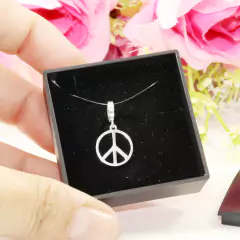 Berloque Charms Paz Amor Prata Legitima 925 - comprar online