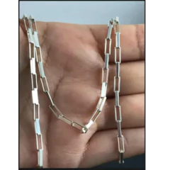 Corrente Masculina 80 Cm Prata 925