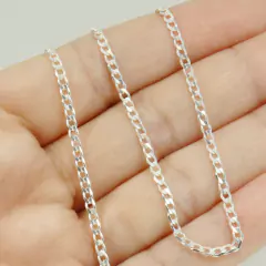 Corrente Pulseira Masculina Prata 925 Grumet Escama Peixe - Lojas La&Ny