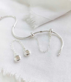 Trava Berloque Prata 925 P/ Pulseira Fina Pega Ladrão - comprar online
