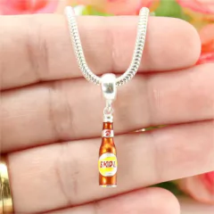 Berloque Charms Prata Maciça 925 Cerveja - comprar online