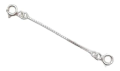 Extensor Veneziana Fecho Boia 15 Cm Prata Legitima 925