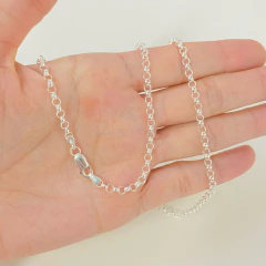 Colar E Pulseira Elo Português Prata Legítima 925 na internet