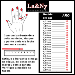 5 Anel Aparador Meia Aliança Cravejada Pedra Prata na internet