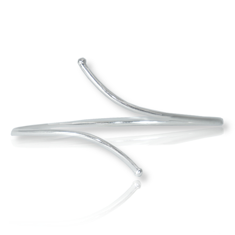 Bracelete Pulseira Prata Ajustavel Mininalista Delicado