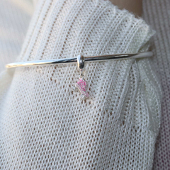 Berloque Pingente Charm Patins Prata Original Esporte - Lojas La&Ny