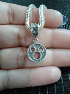 Berloque Charms P/ Pulseira Prata 925 Rosto Mickey - comprar online