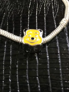 Berloque Charms P/ Pulseira Prata Maciça 925 Ursinho na internet