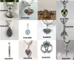 Mega Promoção 5 Berloque Charms Prata Maciça 925 na internet
