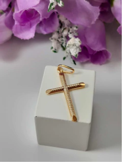 Promoção Pingente Crucifixo Cruz Folheado A Ouro 18k - Lojas La&Ny