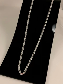 Corrente Cordão Prata Maciça 925 60 Cm 2 Mm na internet