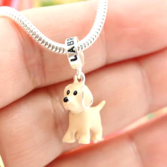 Berloque Charm Prata Legitima 925 Cachorro Labrador na internet