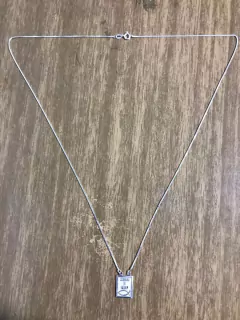 Corrente Veneziana Prata Maciça 925 Placa 60cm
