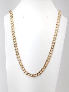 Corrente Cordão Grumet 60cm 10mm Folheado A Ouro 18k - Lojas La&Ny
