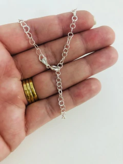 Colar Feminino Choker Prata 925 Coração - comprar online