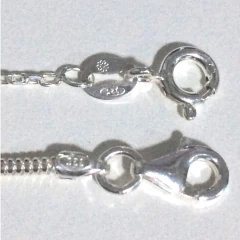 Conjunto 2 Pulseira Prata Maciça 925 Bolinha E Rabo De Rato - comprar online
