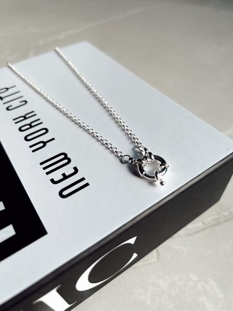 Colar Bóia | Semijoia banhada a prata925 - comprar online