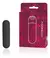 MINI VIBRADOR BULLET RECARREGÁVEL AVELUDADO PRETO - comprar online