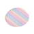 Prato Papel Slim Listras Candy Color - 8 unid.