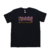 CAMISETA THRASHER DOUBLE FLAME LOGO NEON PRETO - comprar online