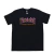 CAMISETA THRASHER DOUBLE FLAME LOGO NEON PRETO - comprar online