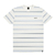 CAMISETA HUF CAMISETA LISTRADA BRANCA